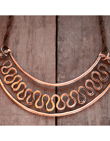 Copper Tiara Necklace