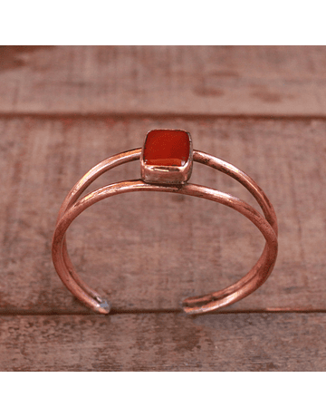 Copper Indian Agate Bracelet