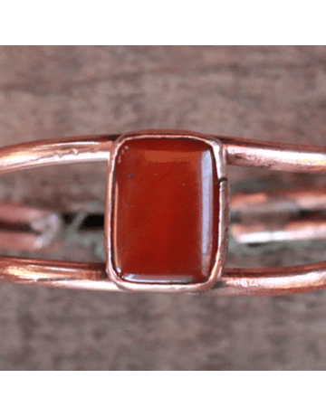 Copper Indian Agate Bracelet