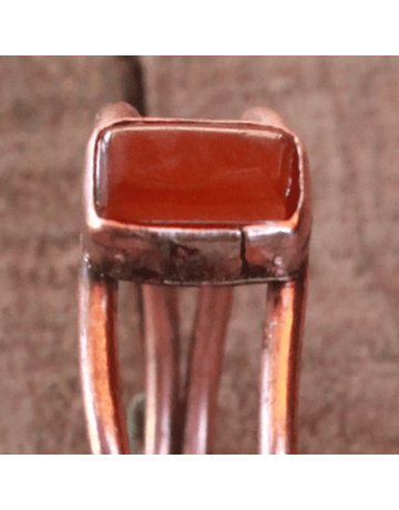 Copper Indian Agate Bracelet