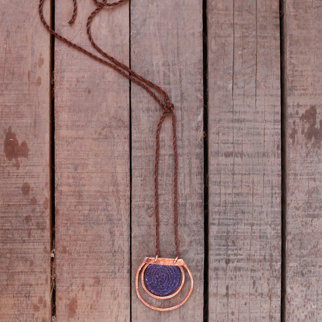 Copper Purple Theatina Necklace