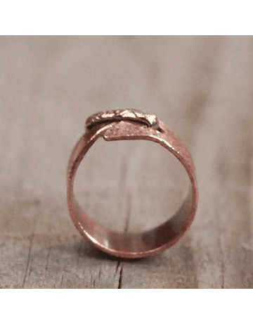 Copper Bronze Loop Ring