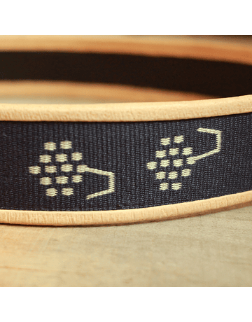 Raw Leather Adult Belt with Loom Weaving Labor