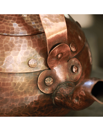 Hammered Copper Teapot