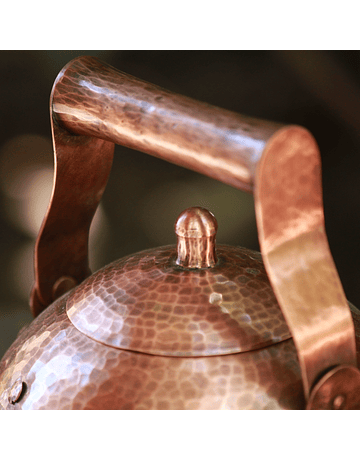 Hammered Copper Teapot