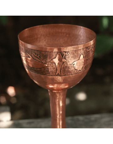 Hammered Copper Marine Cup