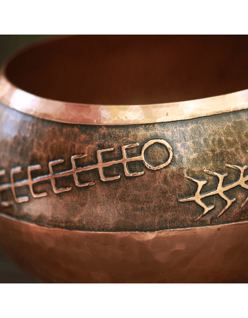 Hammered Copper Bowl Set