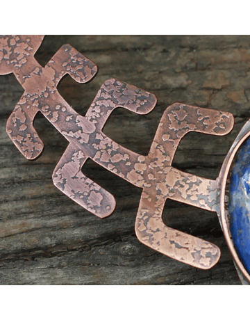 Hammered Copper Necklace