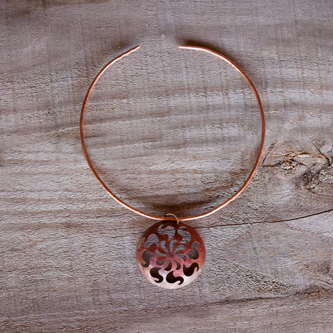 Sun of the Sea Copper Necklace