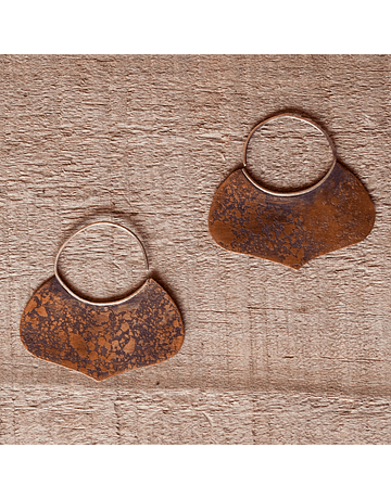 Copper Pot Earrings