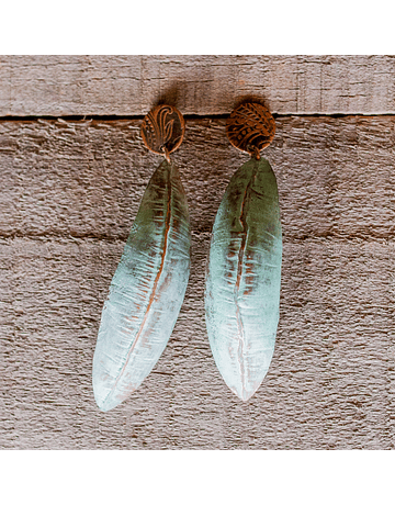 Palqui Sulfated Copper Earrings