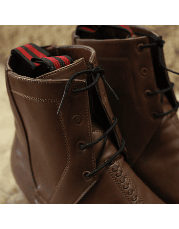 Brown Huaso Shoe Leather Laces