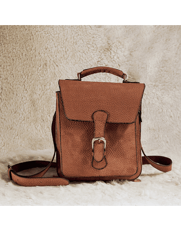 Tanned Pig Leather Bag