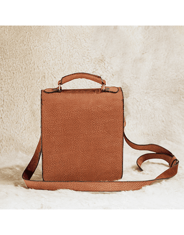 Tanned Pig Leather Bag