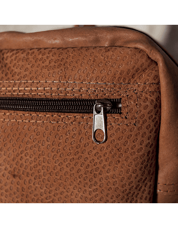 Tanned Pig Leather Backpack