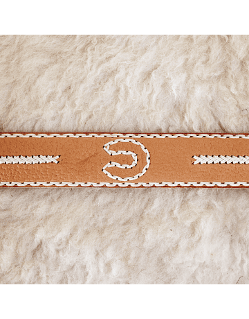Tanned English Leather Huaso Belt