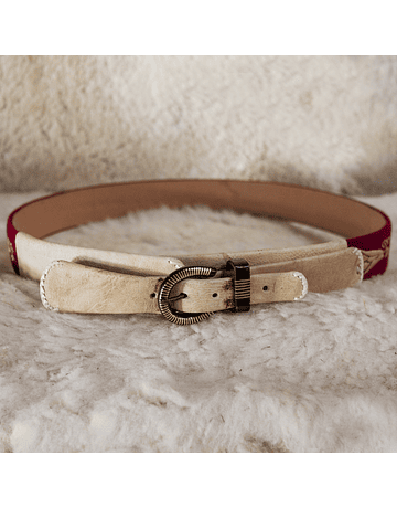 Copihues Raw Leather Huaso Belt