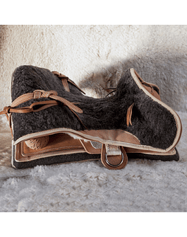 Corralera Fine Brown Leather Saddle