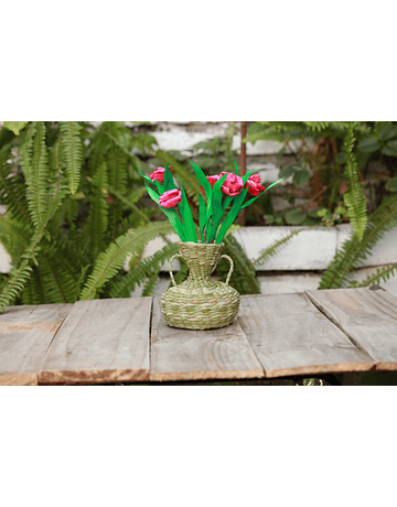 Totora Flower Jug Coinco