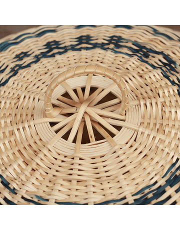 Chimbarongo Wicker Bread Basket with Lid