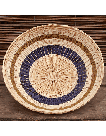 Chimbarongo Wicker Simple Recycled Cord Bread Basket