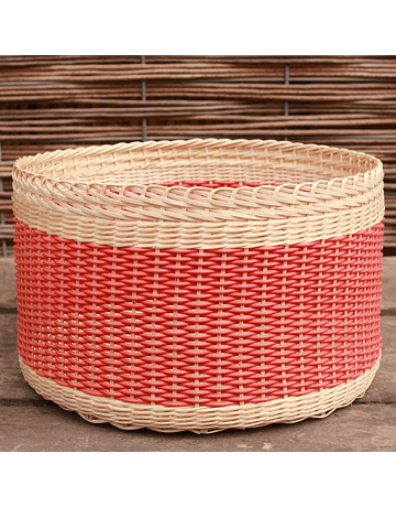 Chimbarongo Wicker Decorative Planter Holder Recycled Cord