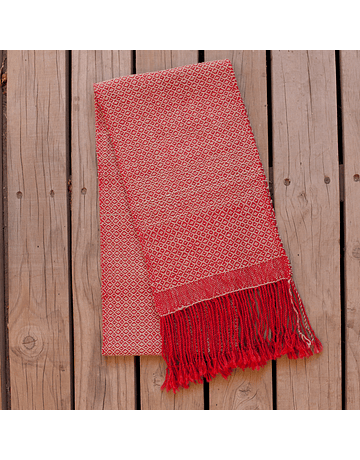 Sheep Wool Diamond Pattern Scarf