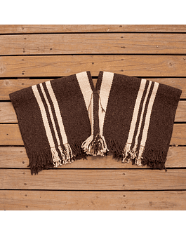 Sheep Wool Child Witral Manta with Fringe