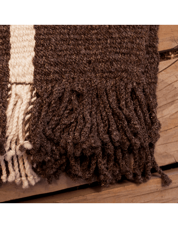 Sheep Wool Child Witral Manta with Fringe