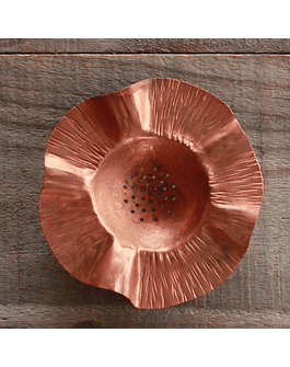 Hammered Copper Tea Flower