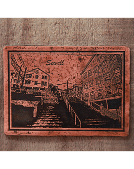 Sewell Photoengraved Copper Magnet