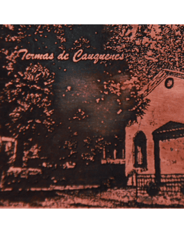 Termas de Cauquenes Chapel Photoengraved Copper Magnet