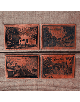 Photoengraved Copper Magnet Set