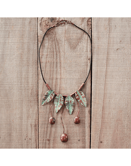 Hammered Copper Peumo Necklace
