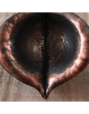Sprouts Black Ladle Hammered Copper