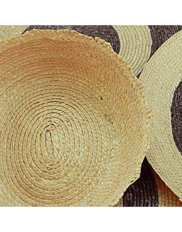 Ligun Wheat Straw Bread Basket and Placemats