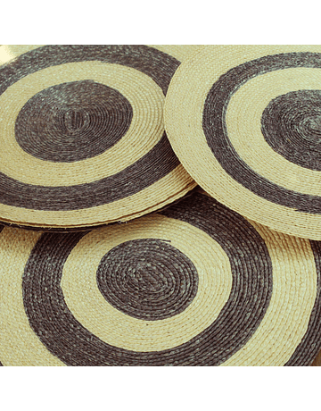 Ligun Wheat Straw Bread Basket and Placemats