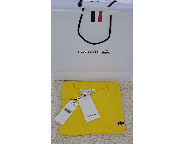 Polera Lacoste Unisex Colores - Amarillo