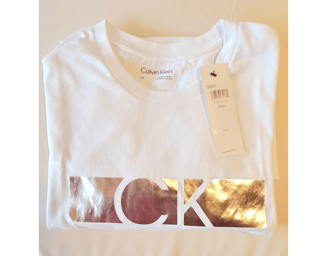 Polera Manga Corta Calvin Klein