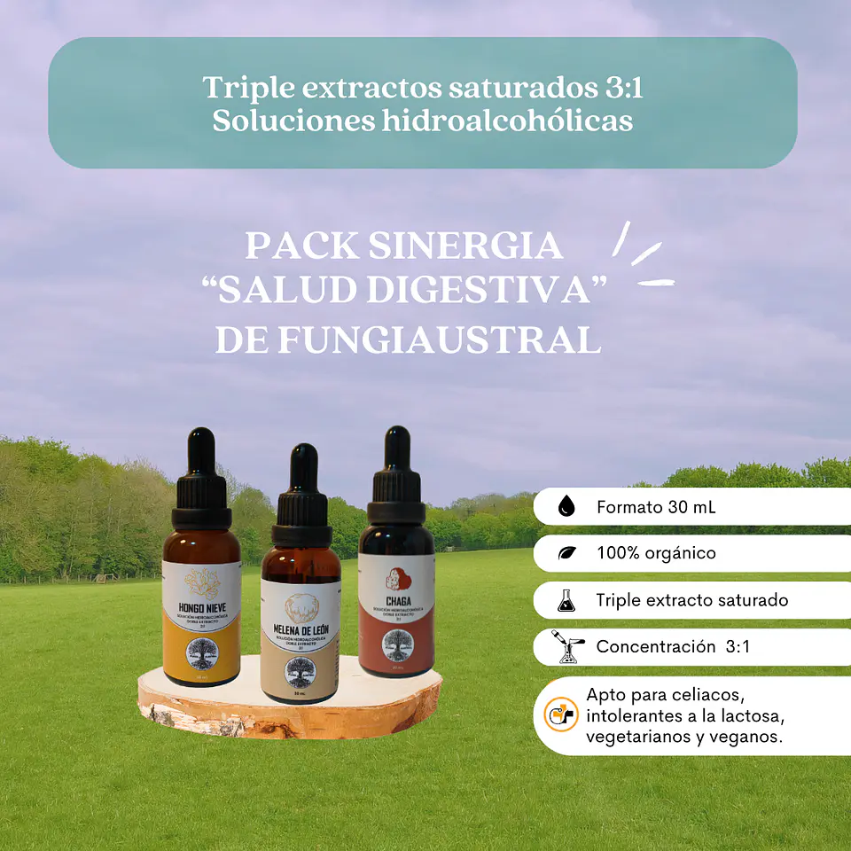 Pack digestivo Gotas 3:1 2