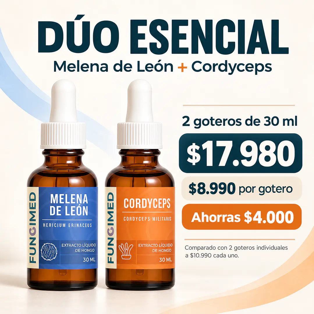 Dúo Esencial · Melena de León + Cordyceps 2