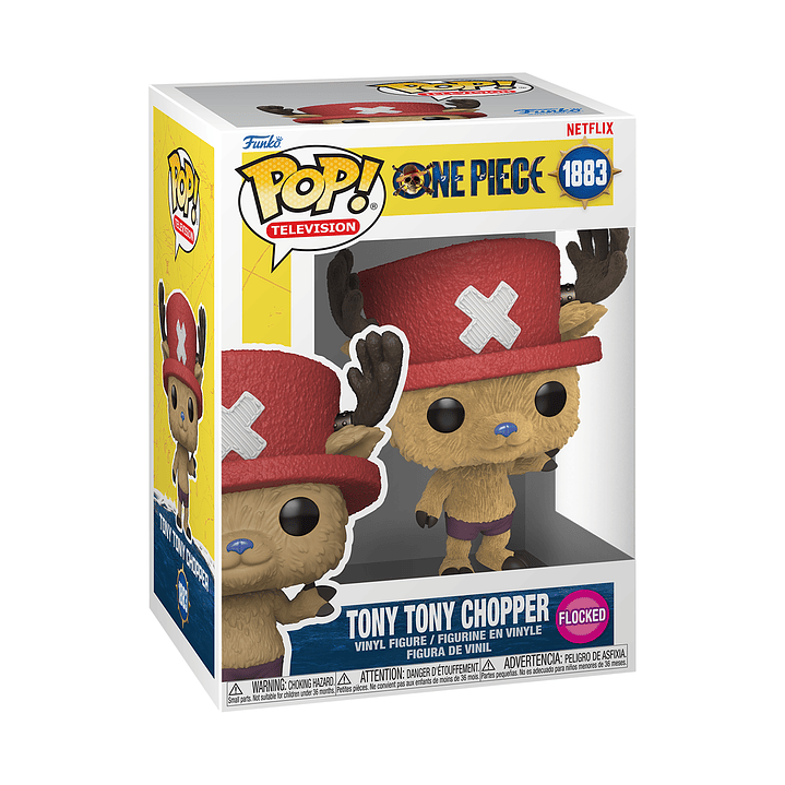 Funko One Piece N° 1883 Tonny Tony Chopper Flocked 2