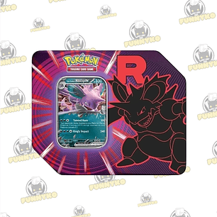 Team Rocket Tin Case (Nidoking Ex)(inglés)