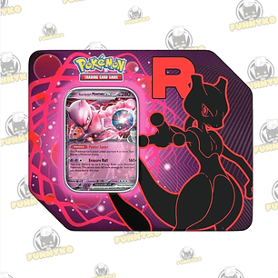 Team Rocket Tin Case (Mewtwo Ex)(Inglés)