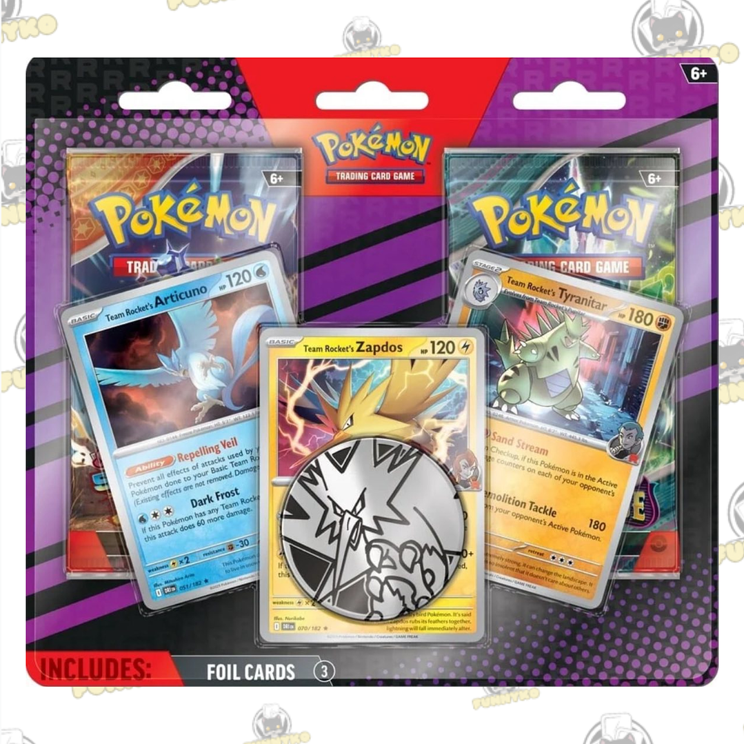 Enhanced 2-Pack Blister (Team Rocket's Articuno, Zapdos & Tyranitar) 1