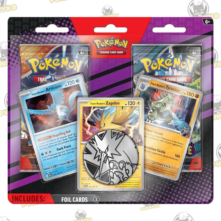 Enhanced 2-Pack Blister (Team Rocket's Articuno, Zapdos & Tyranitar) 1