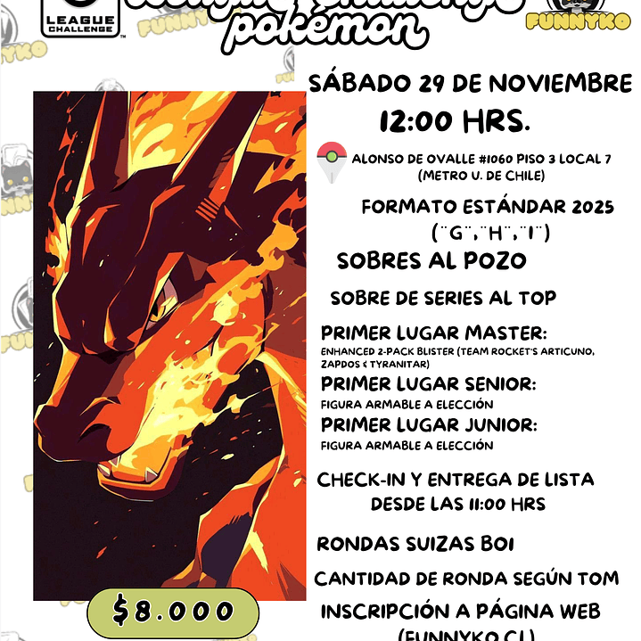 League Challenge Funnyko Sábado 29 de Noviembre 1