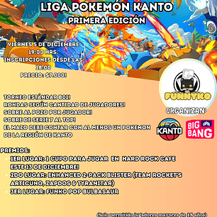 Liga Pokemon Kanto Primera Edición
