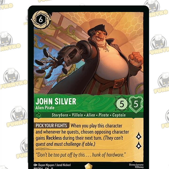 John Silver - Alien Pirate 1