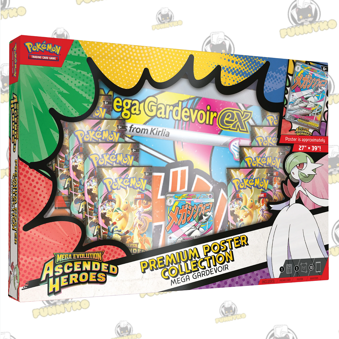 Mega Evolution: Ascended Heroes - Premium Poster Collection Mega Garcevoir (Español) 1